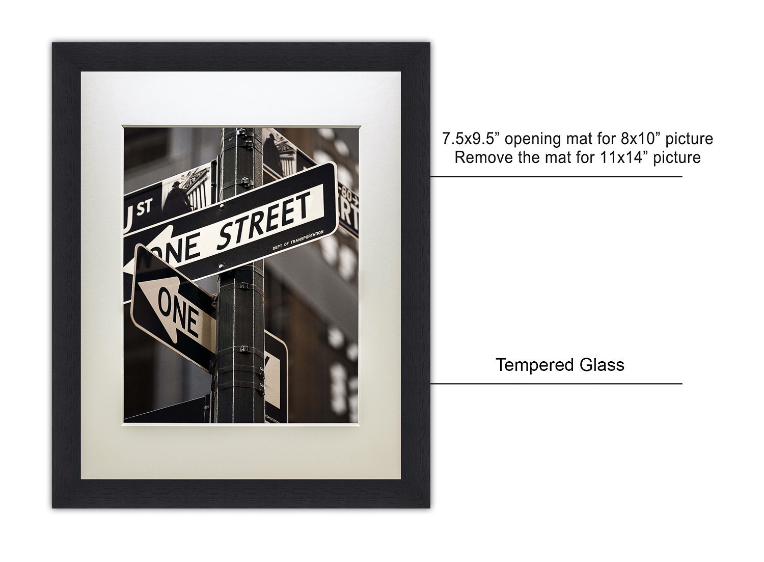 2pcs of Black Wooden Frame - Picture 10 of 21